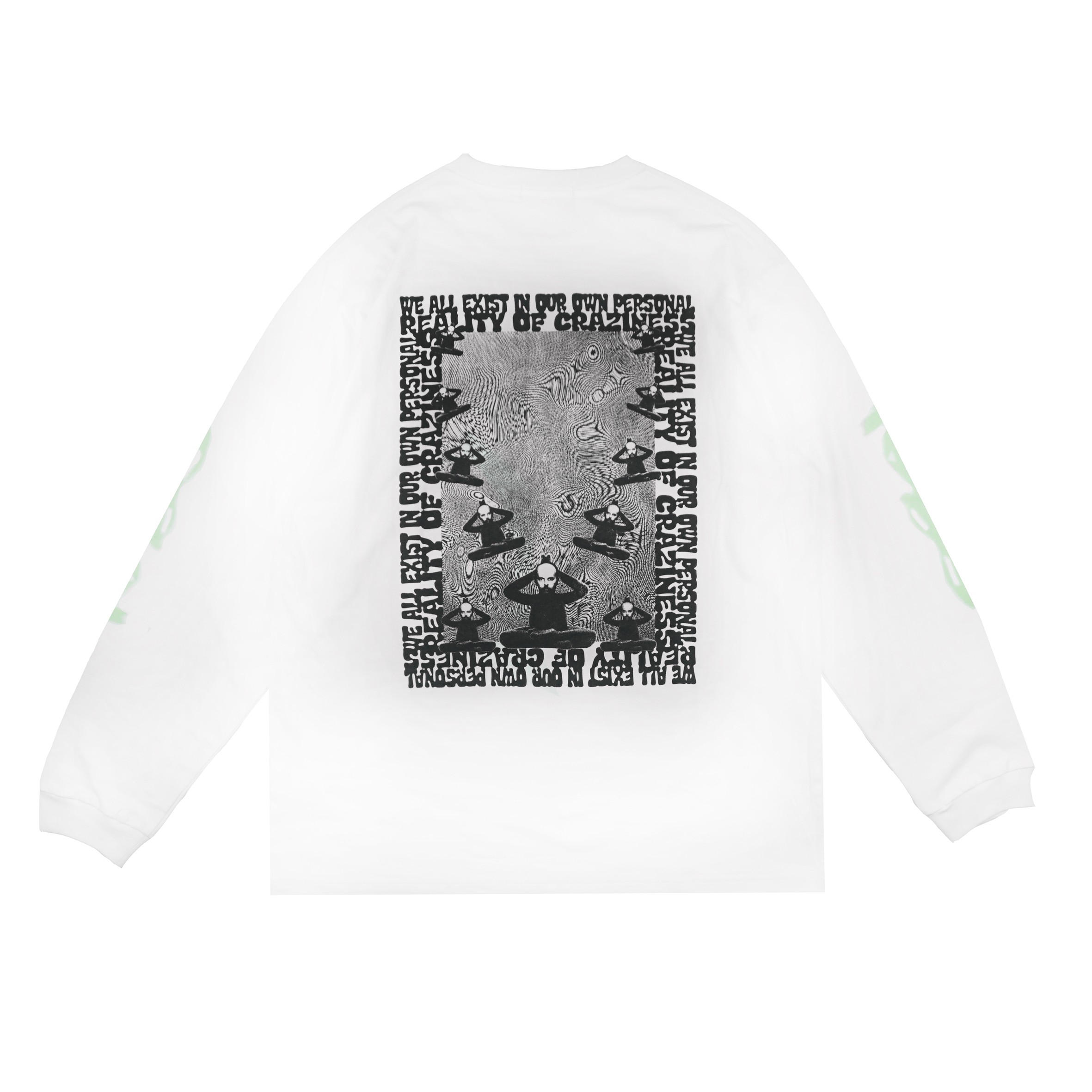 JODOROWSKY LONG SLEEVE T-SHIRT WHITE | ALIVEWITHBRAIN